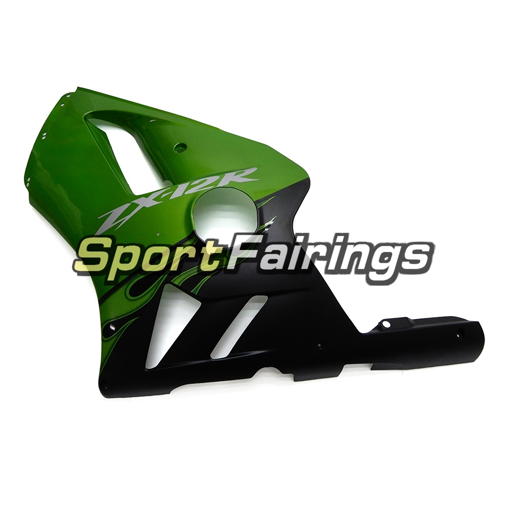 Fairing Kit Fit For Kawasaki ZX12R 2002 - 2006 -Green Black
