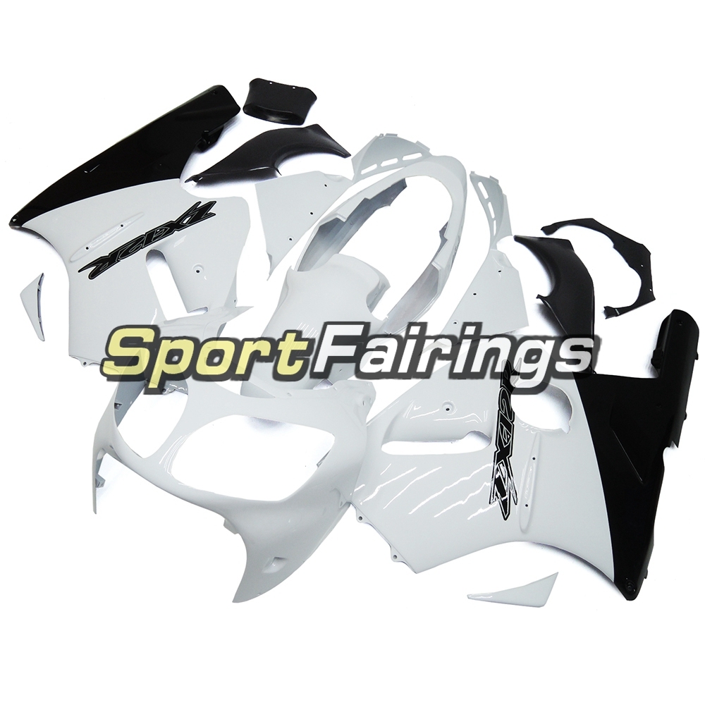 Fairing Kit Fit For Kawasaki ZX12R 2000 2001 -Black White