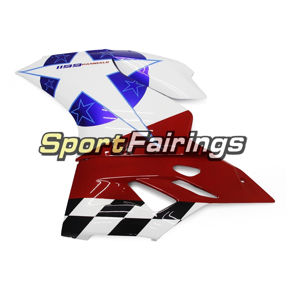 Fairing Kit Fit For Ducati 899/1199 2012 - 2013 - White Red Purple
