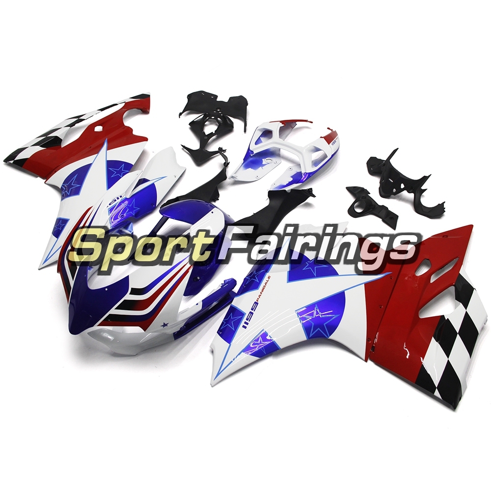 Fairing Kit Fit For Ducati 899/1199 2012 - 2013 - White Red Purple