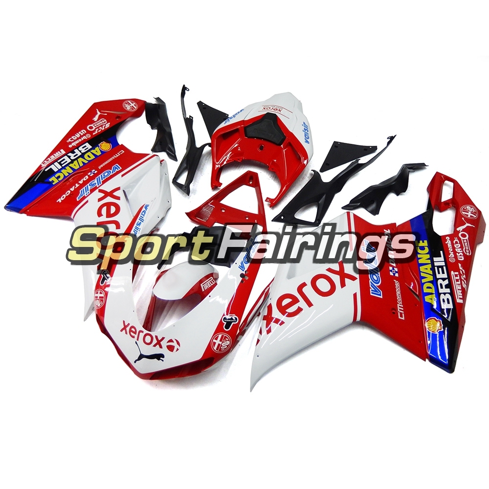 Fairing Kit Fit For Ducati 1098/1198/848 2007 - 2012 - White Red