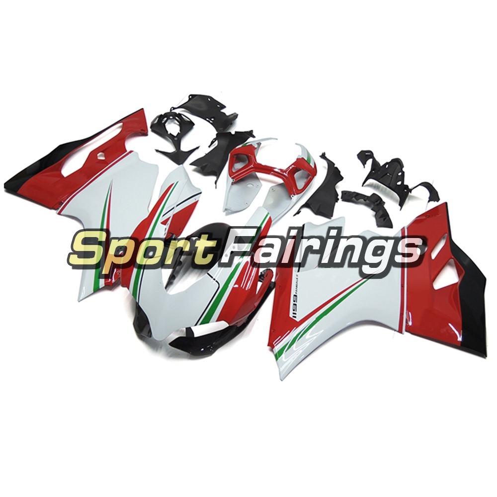 Fairing Kit Fit For Ducati 899/1199 2012 - 2013 - White Red