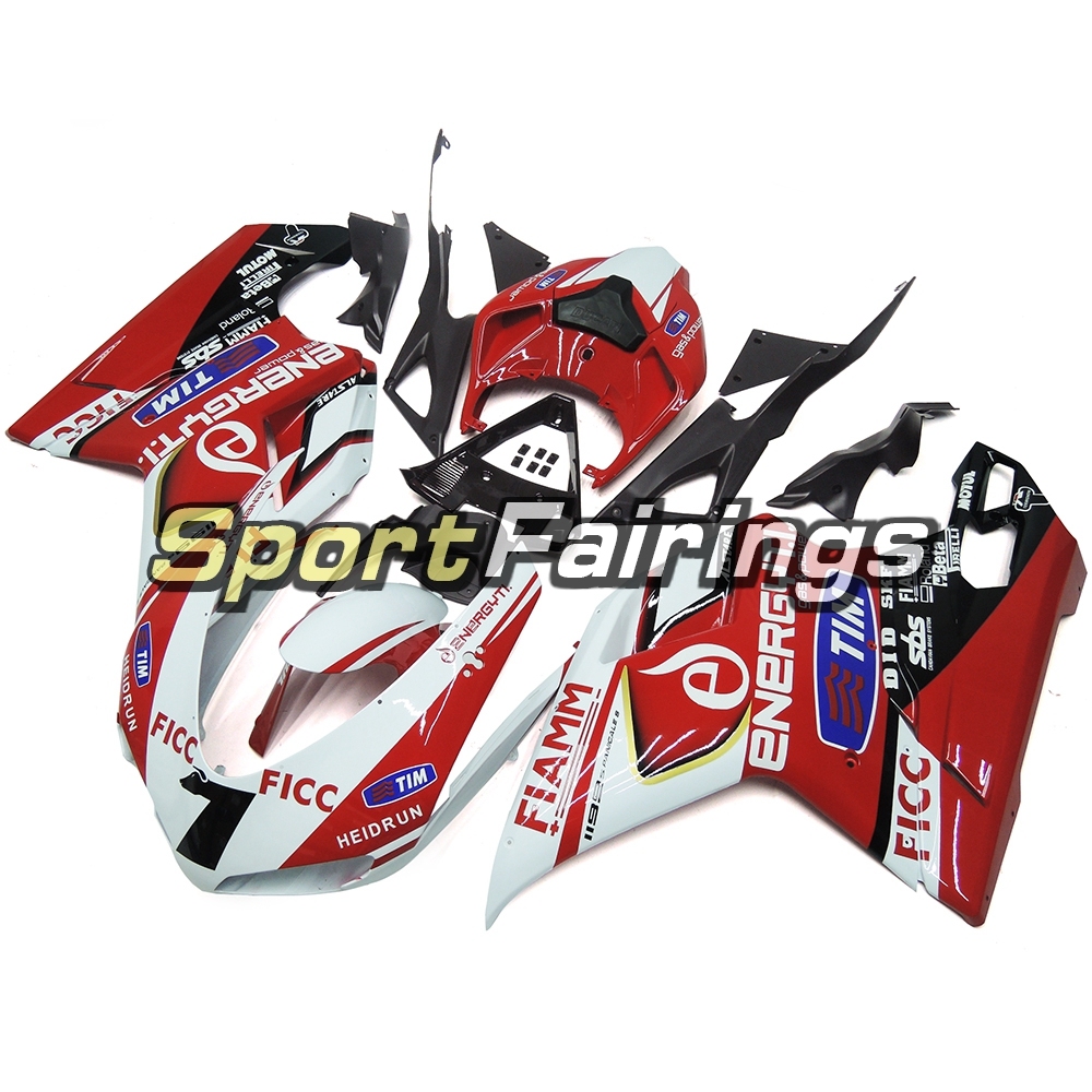 Fairing Kit Fit For Ducati 1098/1198/848 2007 - 2012 - Red White