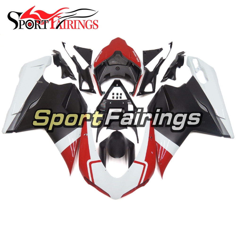 Fairing Kit Fit For Ducati 1098/1198/848 2007 - 2012 - Red Black