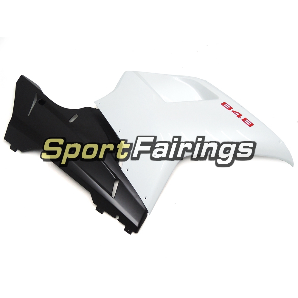 Fairing Kit Fit For Ducati 1098/1198/848 2007 - 2012 - White Black