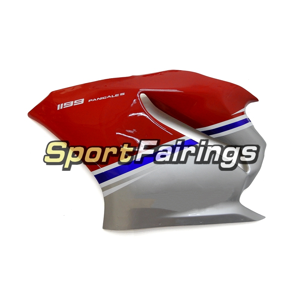 Firberglass Fairing Kit Fit For Dacati 899/1199 2012 - 2013 - White Red Grey