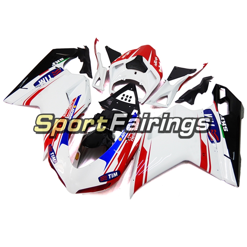 Fairing Kit Fit For Ducati 1098/1198/848 2007 - 2012 - White Red