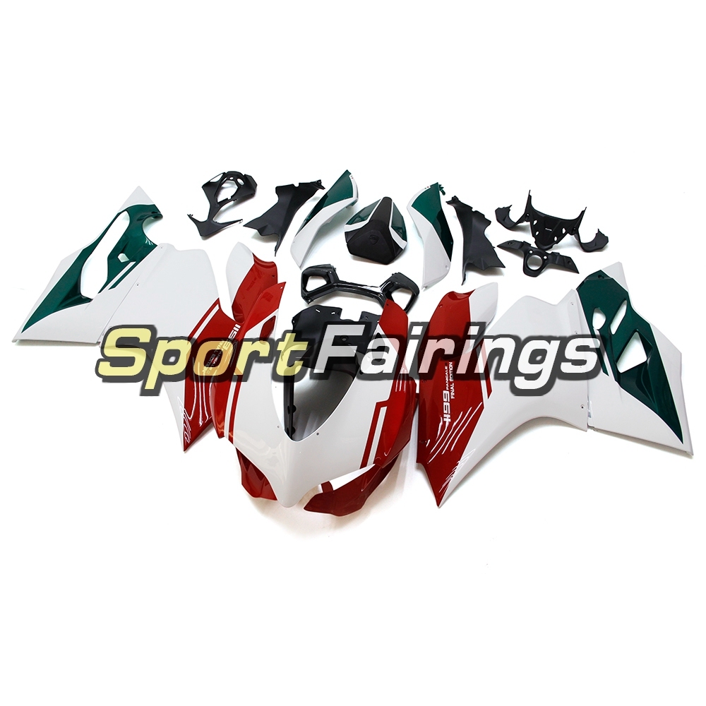 Fairing Kit Fit For Ducati 899/1199 2012 - 2013 - White Red