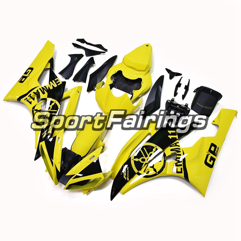 Fairing Kit Fit For Yamaha YZF R6 2006 2007 - Yellow Black