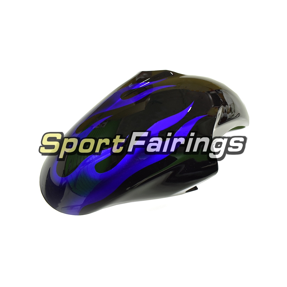 Fairing Kit Fit For Yamaha YZF R6 1998 - 2002 - Black Blue Flames