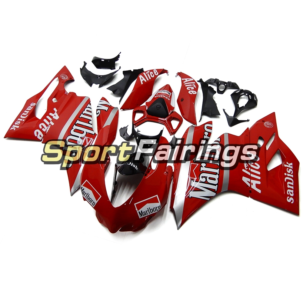 Fairing Kit Fit For Ducati 899/1199 2012 - 2013 - Red
