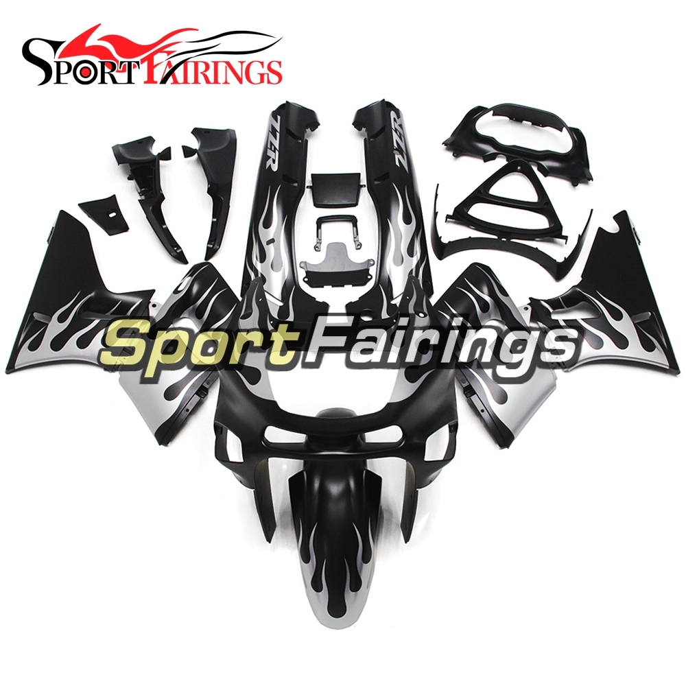 Fairing Kit Fit For Kawasaki ZZR400  1993 - 2007-Black White