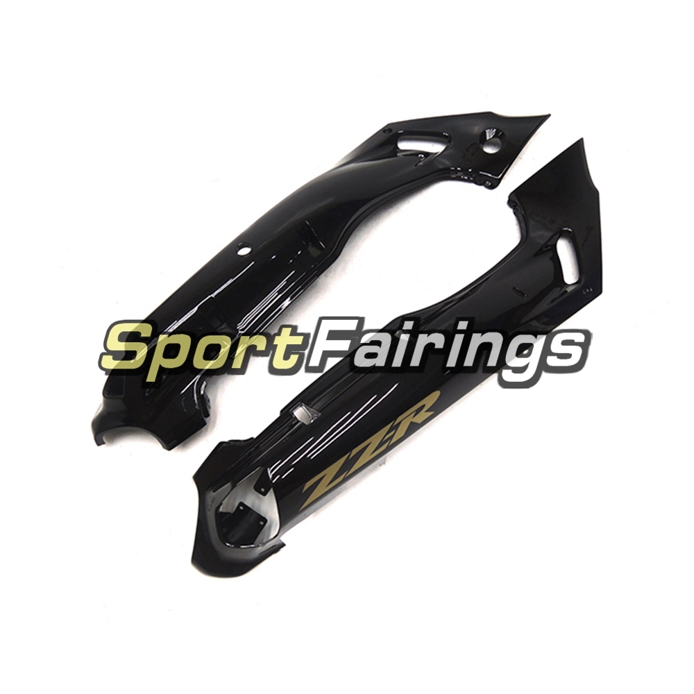 Fairing Kit Fit For Kawasaki ZZR400  1993 - 2007-Black Gold Decals