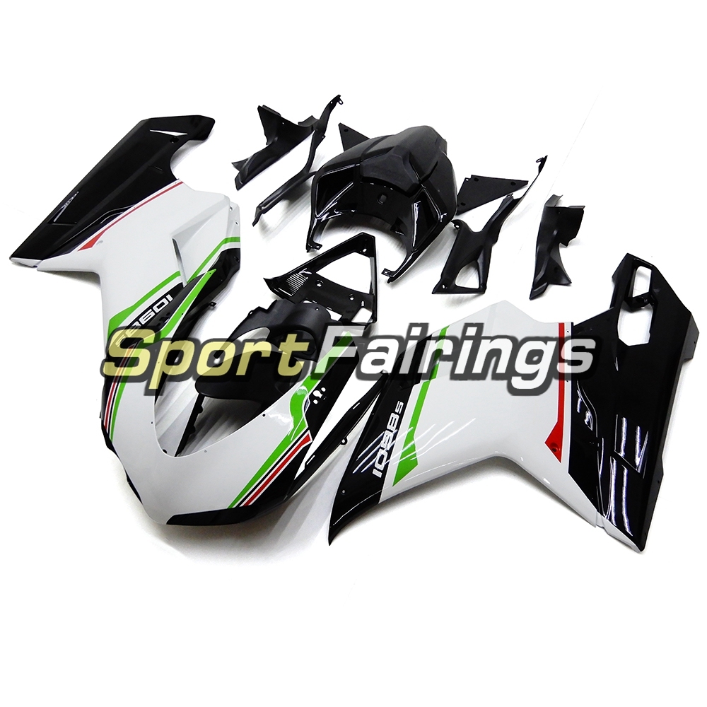 Fairing Kit Fit For Ducati 1098/1198/848 2007 - 2012 - White Black