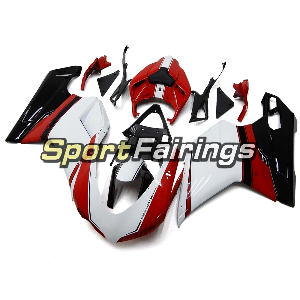 Fairing Kit Fit For Ducati 1098/1198/848 2007 - 2012 - White Red Black