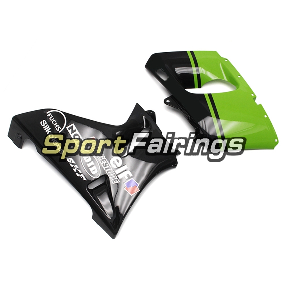 Fairing Kit Fit For Kawasaki ZZR400  1993 - 2007-Green Black Elf