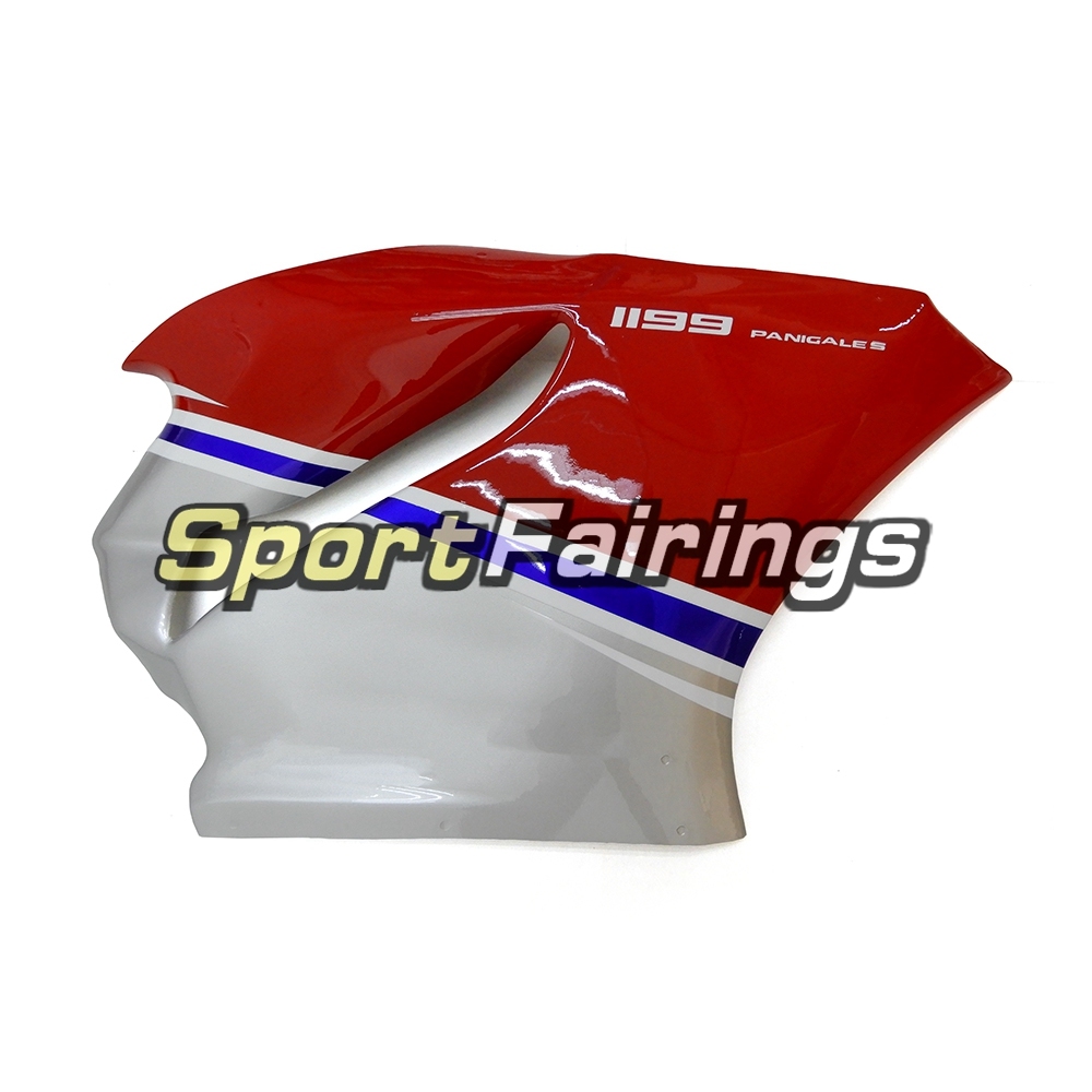 Firberglass Fairing Kit Fit For Dacati 899/1199 2012 - 2013 - White Red Grey