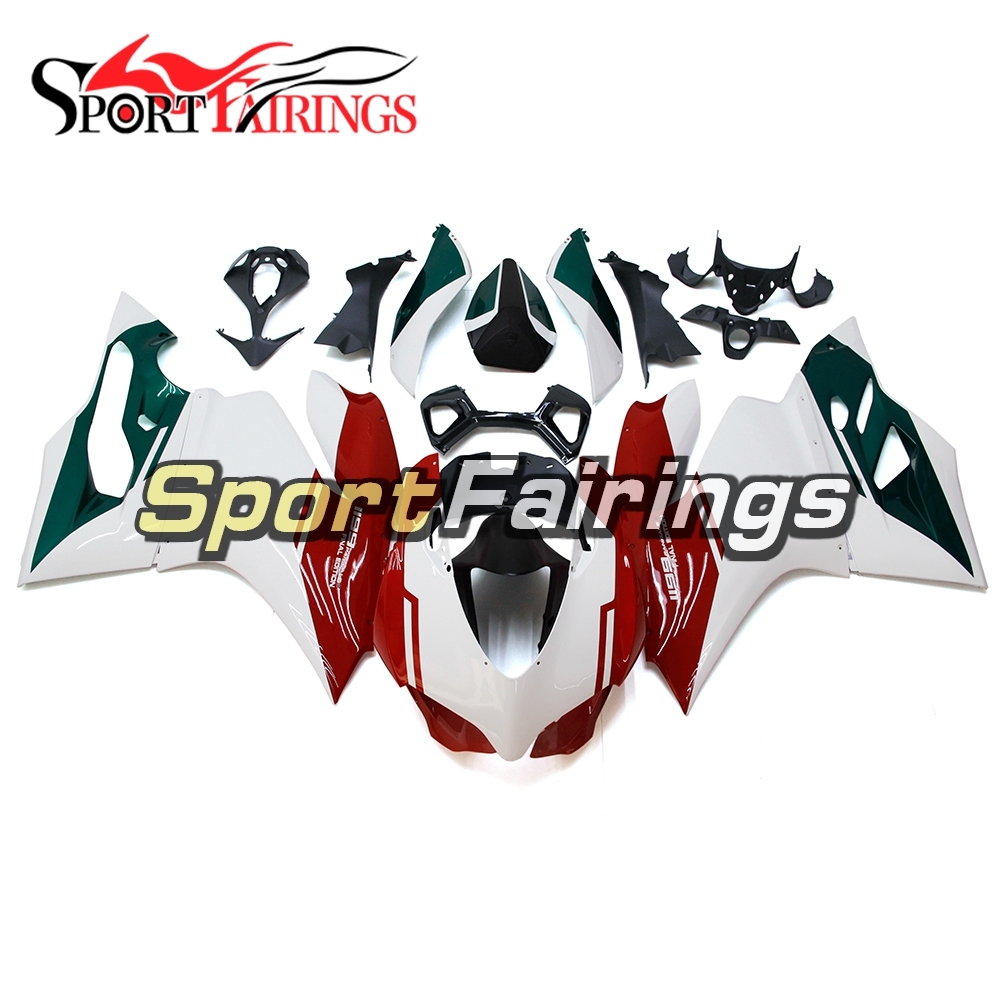 Fairing Kit Fit For Ducati 899/1199 2012 - 2013 - White Red