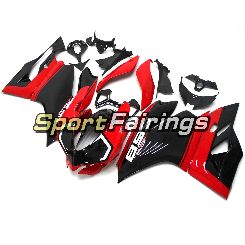 Fairing Kit Fit For Ducati 899/1199 2012 - 2013 - Gloss Red Black