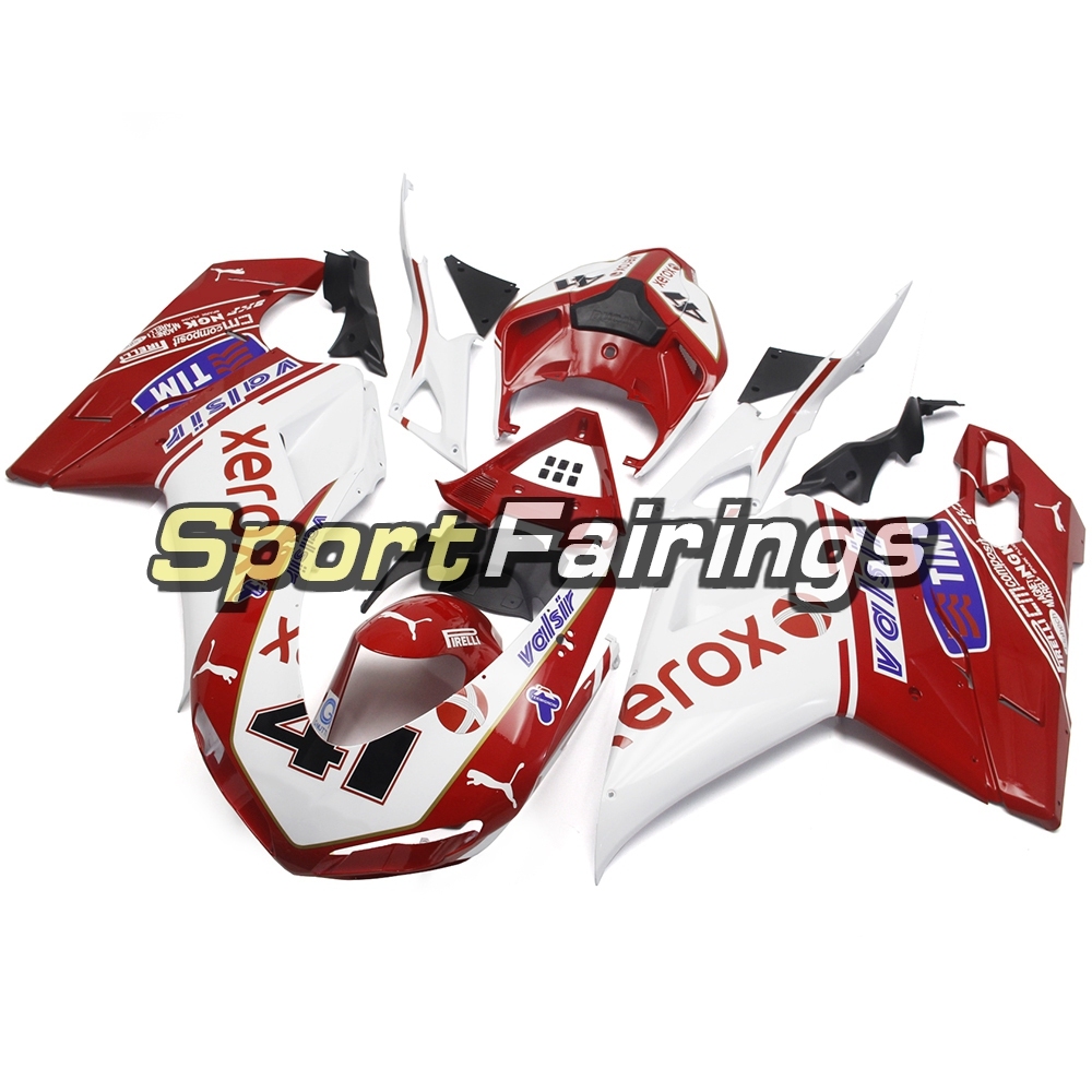 Fairing Kit Fit For Ducati 1098/1198/848 2007 - 2012 - Red White