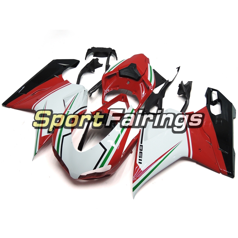 Fairing Kit Fit For Ducati 1098/1198/848 2007 - 2012 - White Red Black