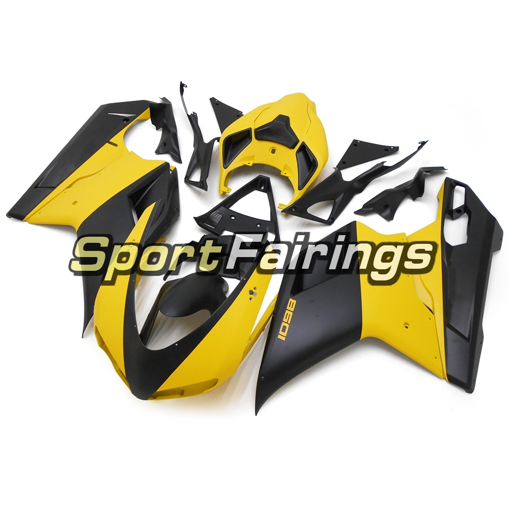Fairing Kit Fit For Ducati 1098/1198/848 2007 - 2012 - Yellow Black