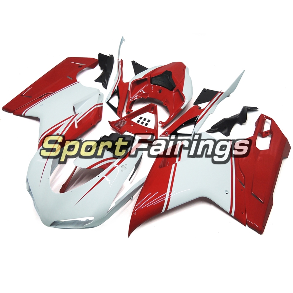 Fairing Kit Fit For Ducati 1098/1198/848 2007 - 2012 - Red White