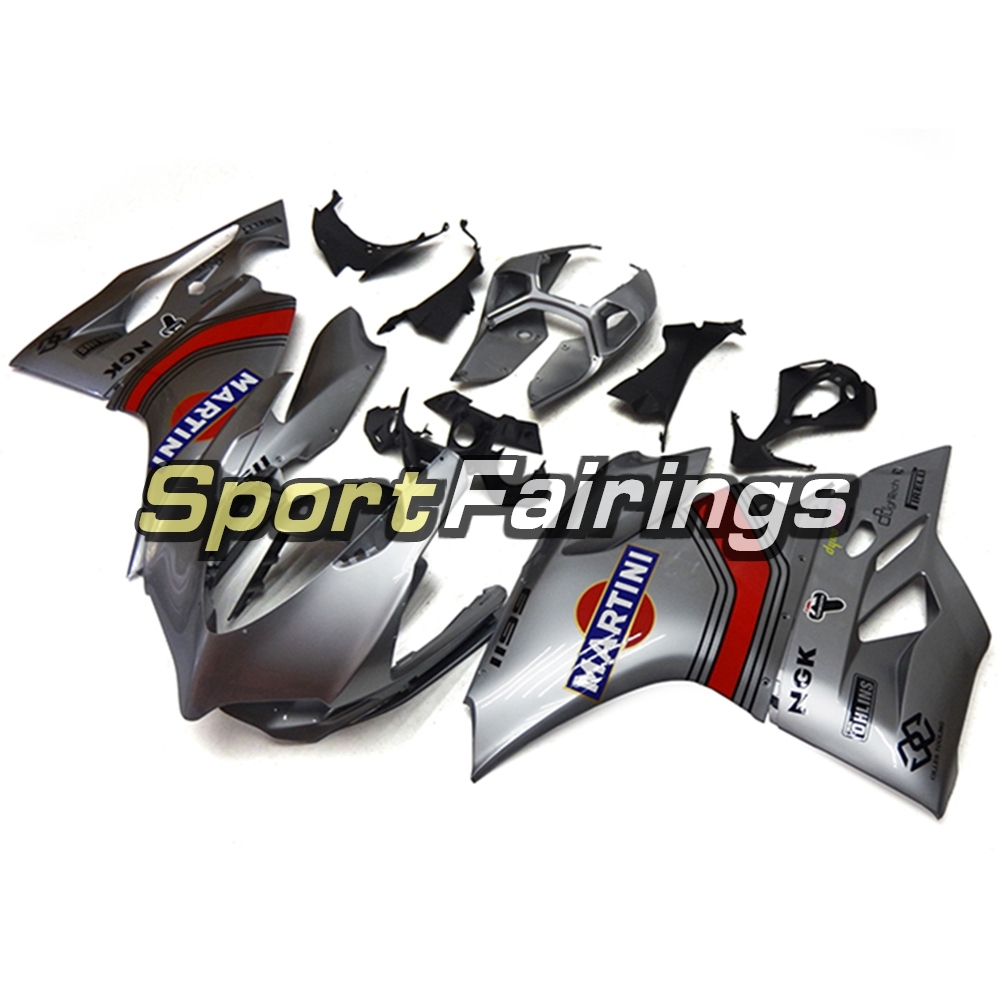 Fairing Kit Fit For Ducati 899/1199 2012 - 2013 - Silver Grey
