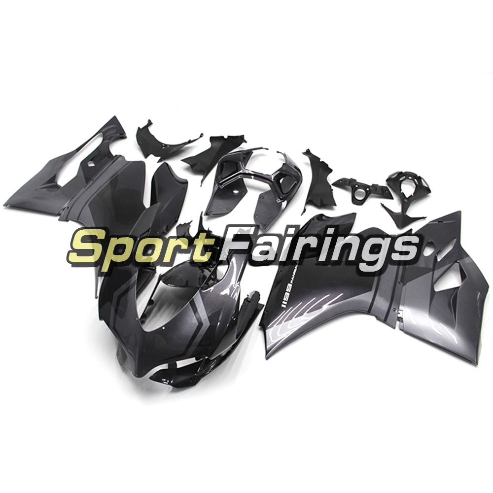 Fairing Kit Fit For Ducati 899/1199 2012 - 2013 - Matte Grey