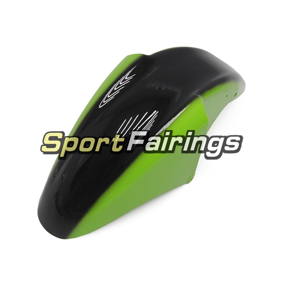 Fairing Kit Fit For Kawasaki ZZR400  1993 - 2007-Green Black Flame