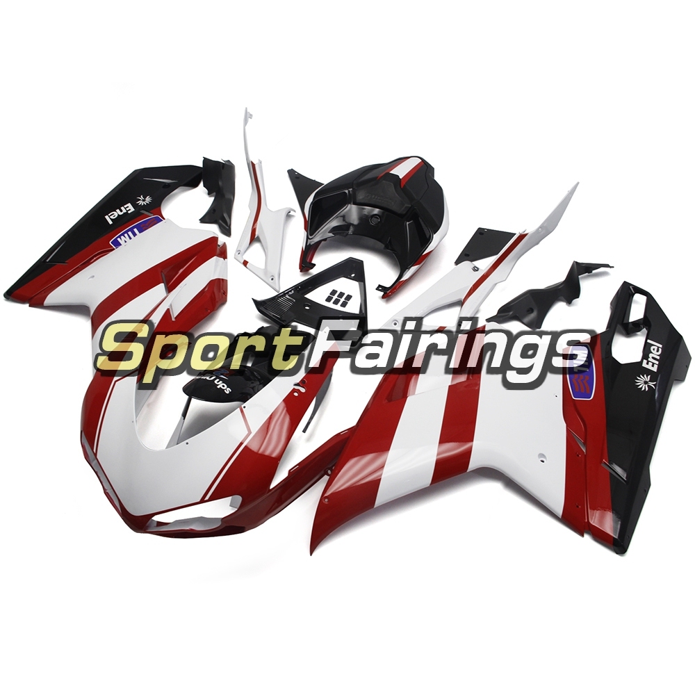 Fairing Kit Fit For Ducati 1098/1198/848 2007 - 2012 - Red White Black
