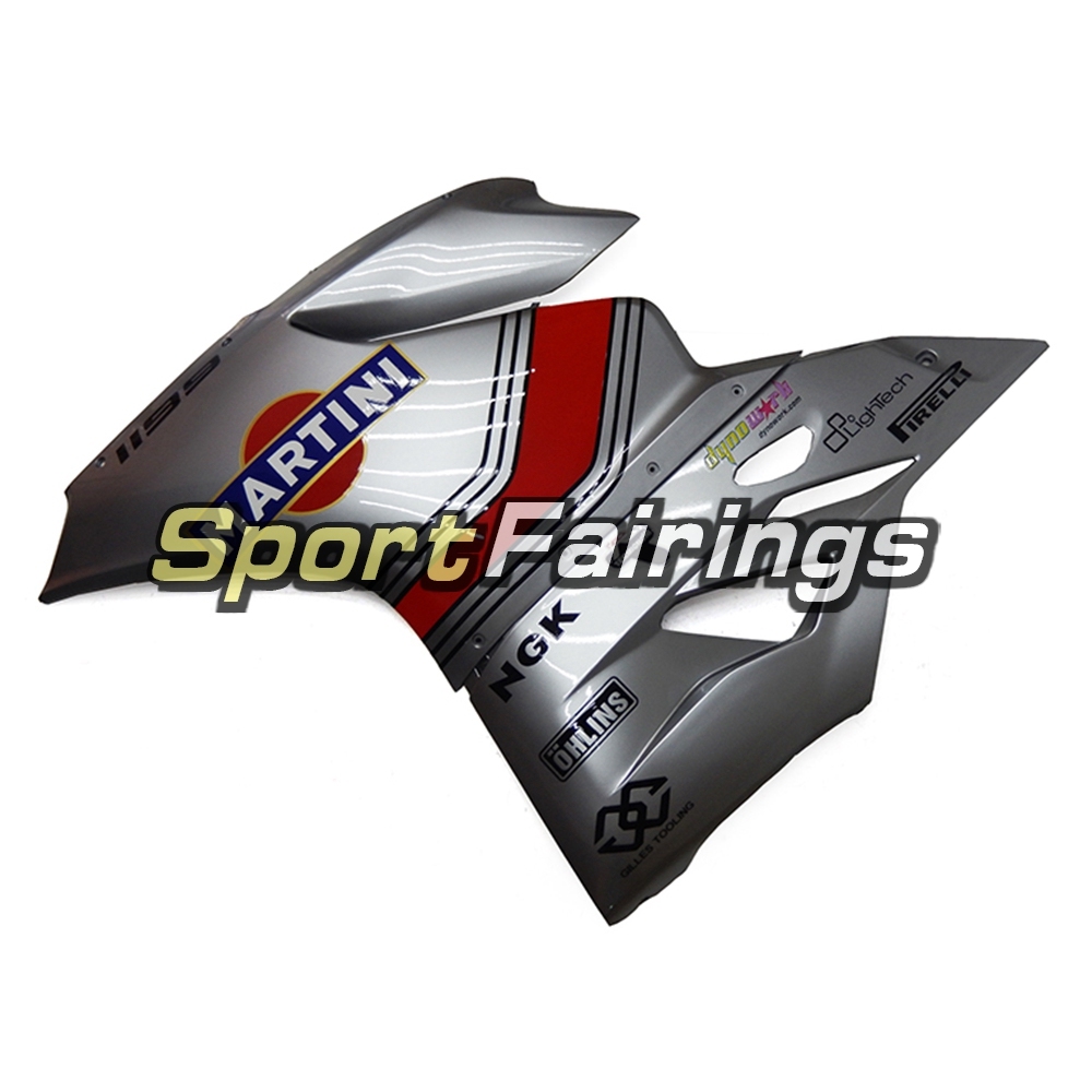 Fairing Kit Fit For Ducati 899/1199 2012 - 2013 - Silver Grey