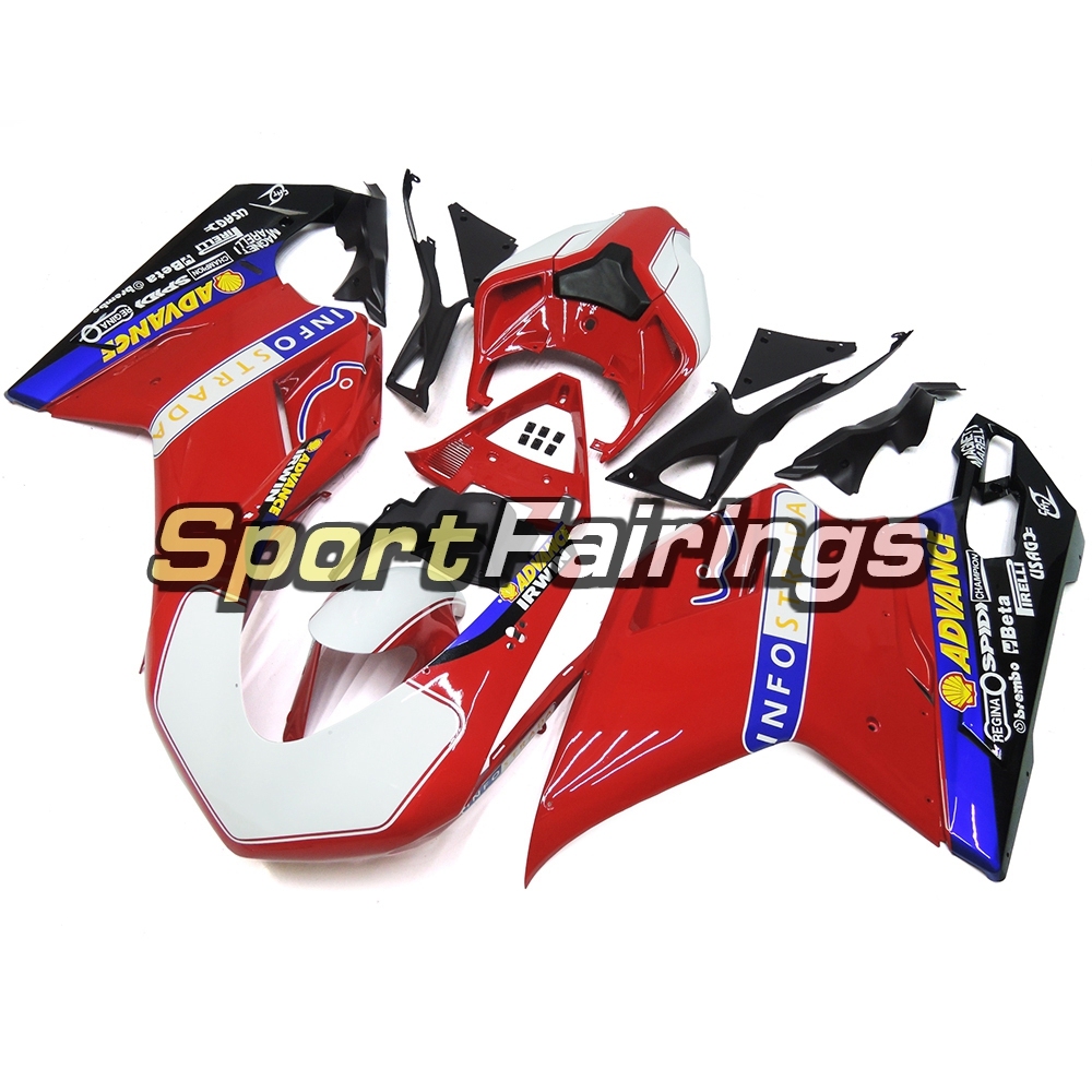 Fairing Kit Fit For Ducati 1098/1198/848 2007 - 2012 - Red Blue