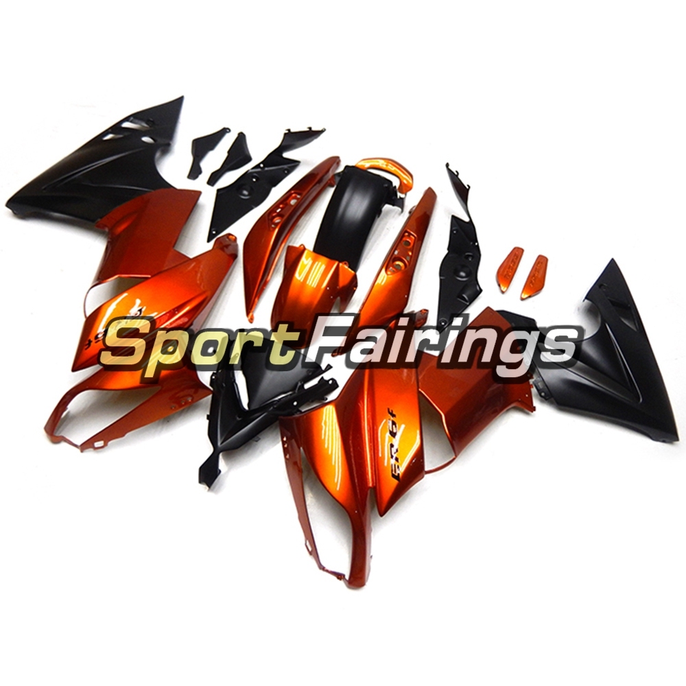 Fairing Kit Fit For Kawasaki ER-6F / Ninja 650r 2009 - 2011 - Black Gold