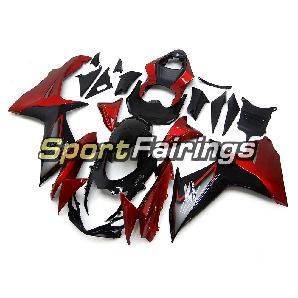 Fairing Kit Fit For Suzuki GSXR600 750 K11 2011 - 2016 - Red Black