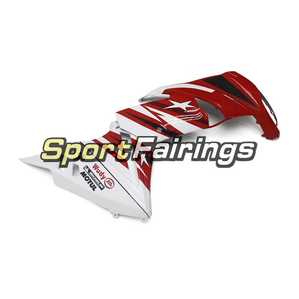 Fairing Kit Fit For Kawasaki ER-6F / Ninja 650r 2009 - 2011 - Red White