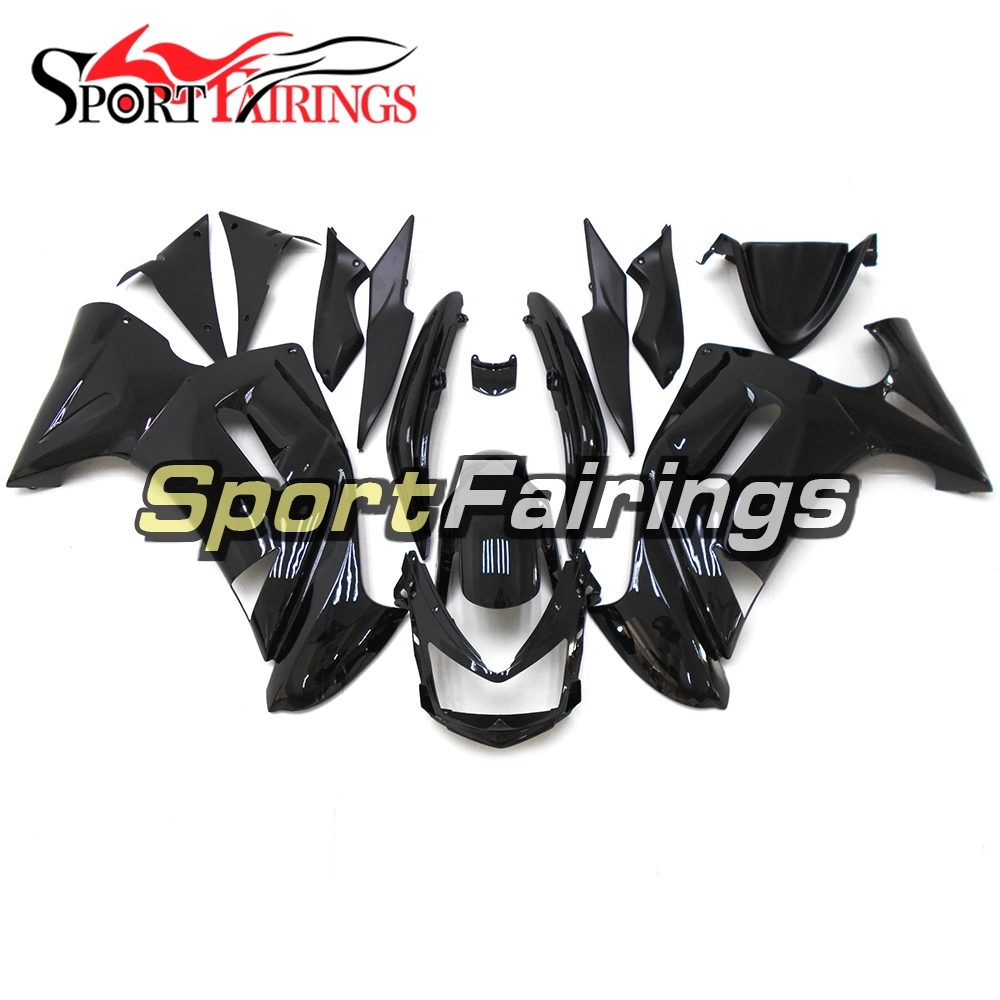 Fairing Kit Fit For Kawasaki ER-6F / Ninja 650r 2006 - 2008 - Gloss Black