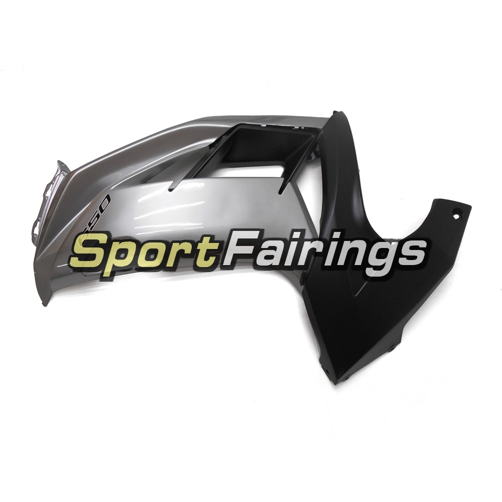 Fairing Kit Fit For Kawasaki ER-6F / Ninja 650r 2012 - 2016 Sliver Black