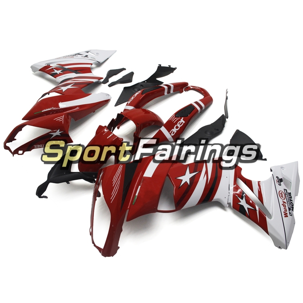 Fairing Kit Fit For Kawasaki ER-6F / Ninja 650r 2009 - 2011 - Red White