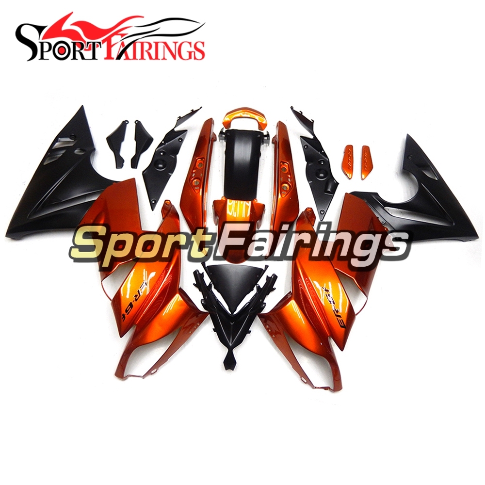 Fairing Kit Fit For Kawasaki ER-6F / Ninja 650r 2009 - 2011 - Black Gold