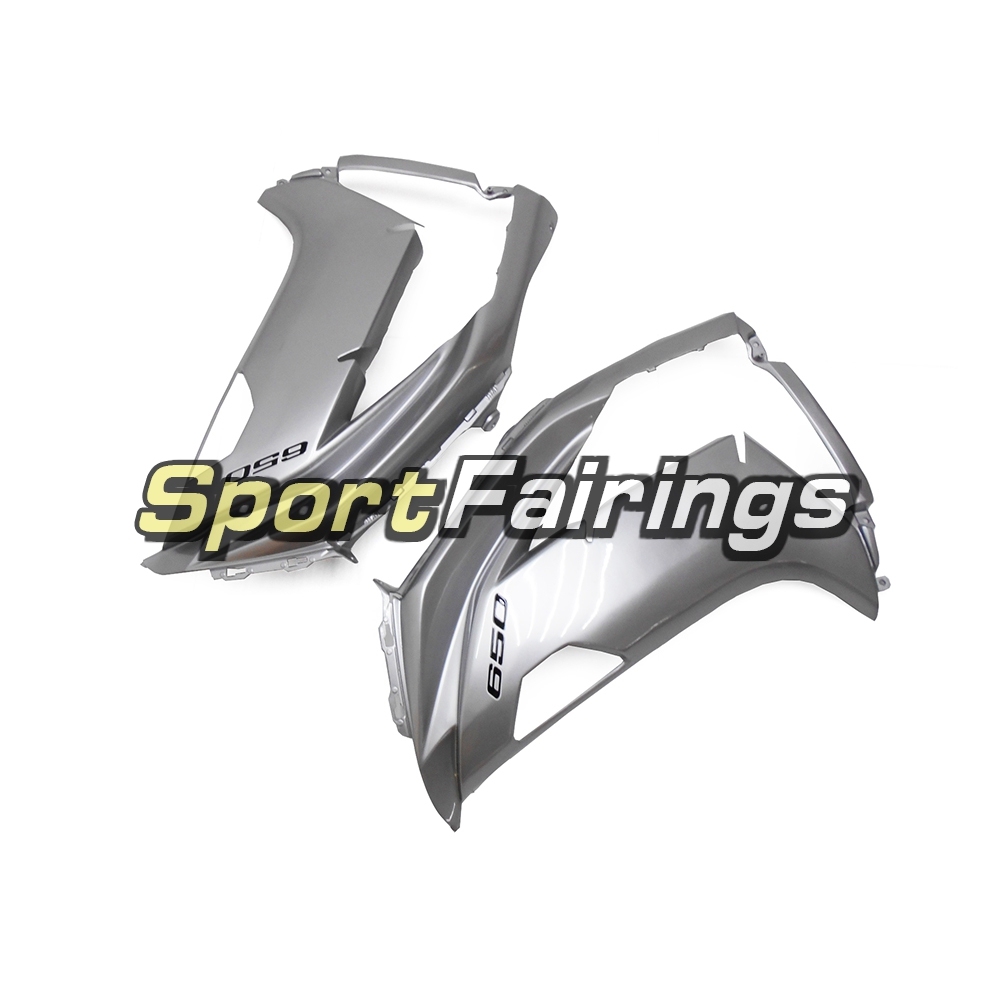 Fairing Kit Fit For Kawasaki ER-6F / Ninja 650r 2012 - 2016 Sliver Black