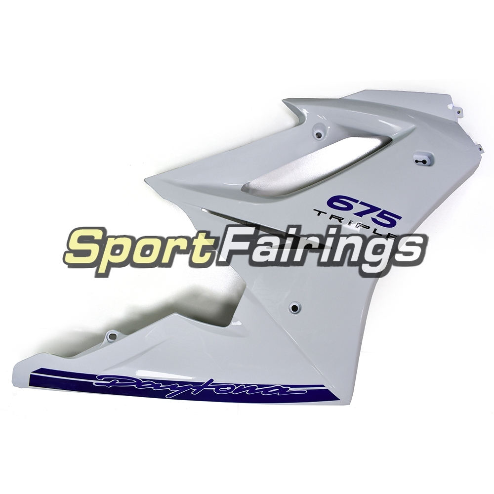 Fairing Kit Fit For Daytona675 2009 - 2012 - White Blue