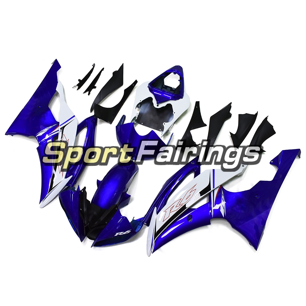 Fairing Kit Fit For Yamaha YZF R6 2008 - 2016 - White Blue