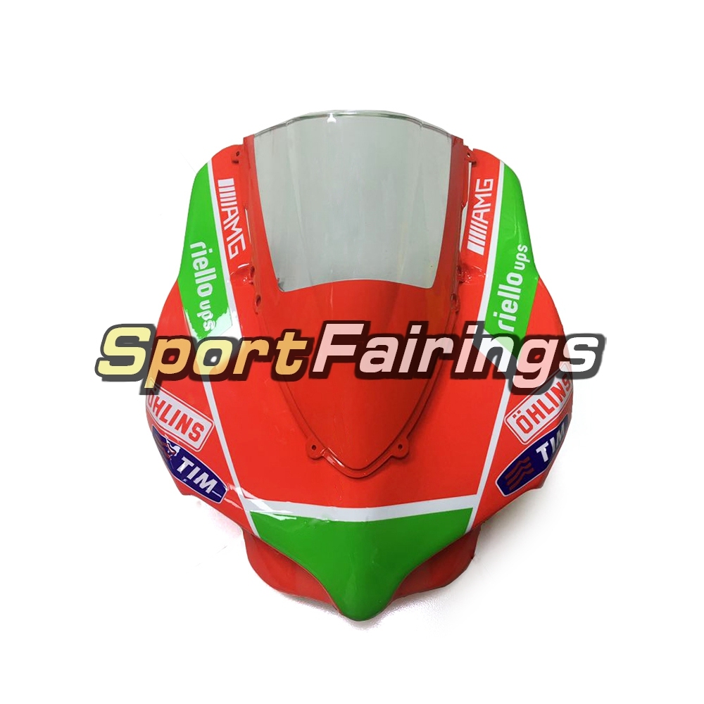 Firberglass Fairing Kit Fit For Dacati 899/1199 2012 - 2013 - Red Green
