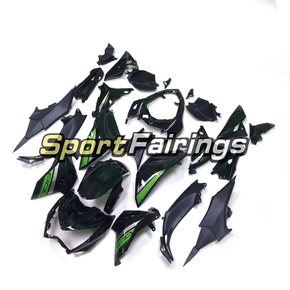 Fairing Kit Fit For Kawasaki Z800 2013 - 2016 - Black Green
