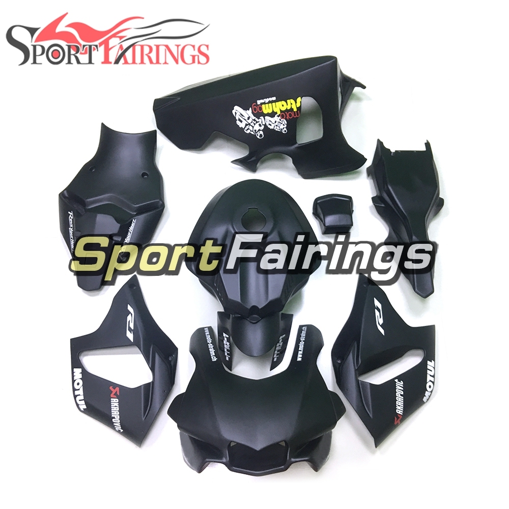Fiberglass Racing Fairing Kit Fit For Yamaha YZF R1 2015 2016 -  Matte Black