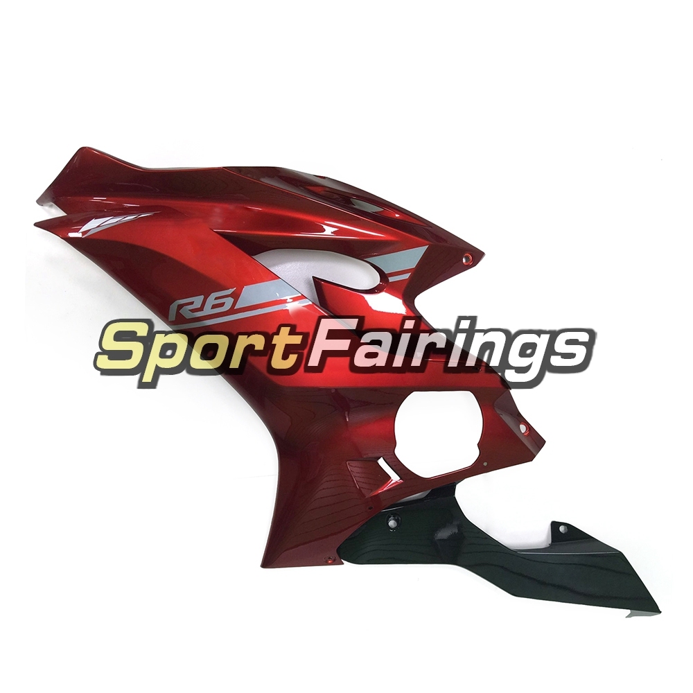 Fairing Kit Fit For Yamaha YZF R6 2017 - Red Black