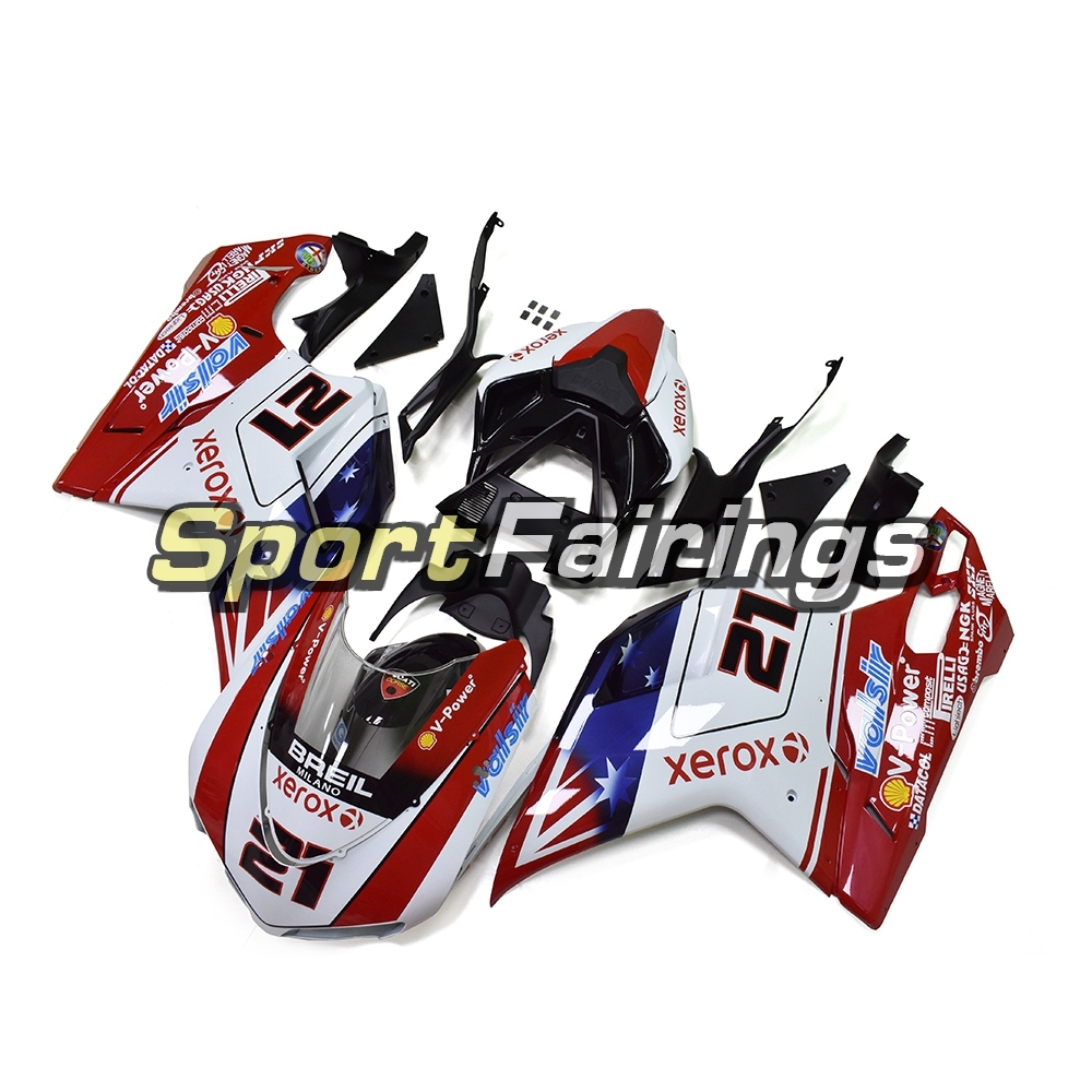 Fairing Kit Fit For Ducati 1098/1198/848 2007 - 2012 - White Red