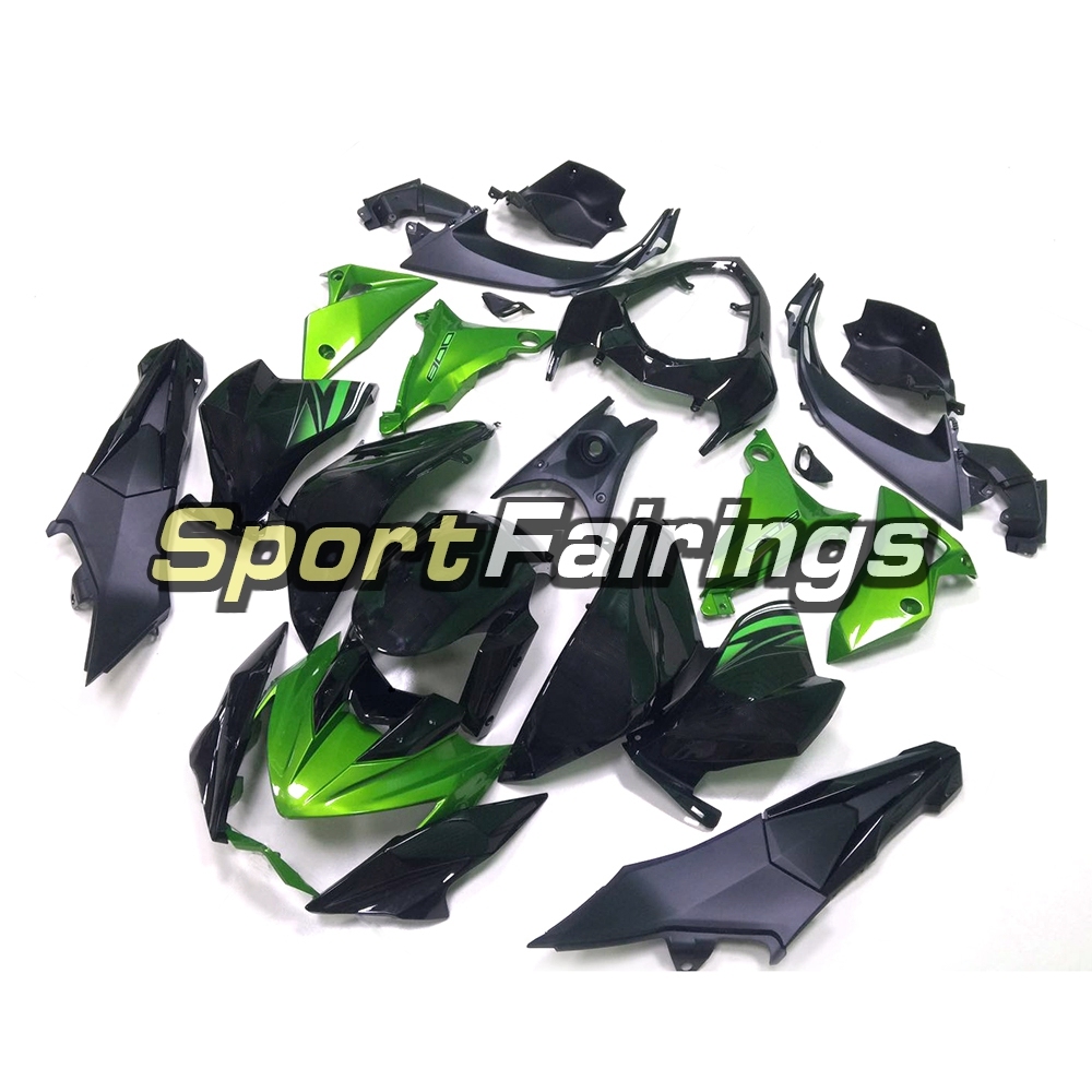 Fairing Kit Fit For Kawasaki Z800 2013 - 2016 - Black Green