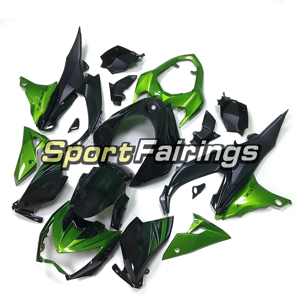 Fairing Kit Fit For Kawasaki Z800 2013 - 2016 - Green Black